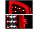 LED Light Bar Style Tail Lights; Black Housing with Smoked Lens (07-09 RAM 2500)