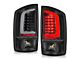 LED Tail Lights; Black Housing; Clear Lens (02-06 RAM 2500)