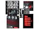 LED Tail Lights; Black Housing; Smoked Lens (03-06 RAM 2500)