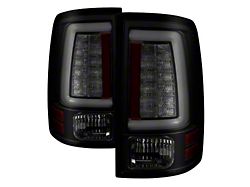 LED Tail Lights; Black Housing; Smoked Lens (13-18 RAM 2500 w/ Factory LED Tail Lights)