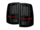 LED Tail Lights; Black Housing; Smoked Lens (10-18 RAM 2500 w/ Factory Halogen Tail Lights)