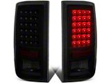 LED Tail Lights; Black Housing; Smoked Lens (10-18 RAM 2500 w/ Factory Halogen Tail Lights)