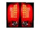 LED Tail Lights; Chrome Housing; Red Lens (03-06 RAM 2500)