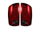 LED Tail Lights; Chrome Housing; Red Lens (07-09 RAM 2500)