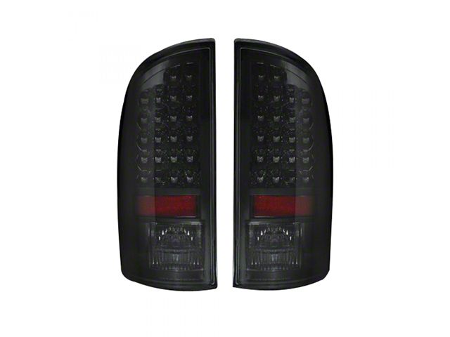 LED Tail Lights; Chrome Housing; Smoked Lens (03-06 RAM 2500)