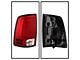 LED Tail Lights; Chrome Housing; Red/Clear Lens (13-18 RAM 2500 w/ Factory LED Tail Lights)