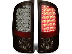 LED Tail Lights; Chrome Housing; Smoked Lens (03-06 RAM 2500)