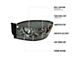 LED Tube Factory Style Headlights with Amber Reflectors; Chrome Housing; Light Smoked Lens (06-09 RAM 2500)