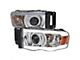 LED Tube Projector Headlights; Chrome Housing; Clear Lens (03-05 RAM 2500)