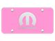 MOPAR Laser Etched License Plate; Pink (Universal; Some Adaptation May Be Required)