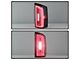 Light Bar LED Tail Lights; Black Housing; Clear Lens (07-09 RAM 2500)