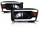 LMX Series LED Projector Headlights; Black Housing; Clear Lens (06-09 RAM 2500)