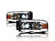 LMX Series LED Projector Headlights; Chrome Housing; Clear Lens (03-05 RAM 2500)