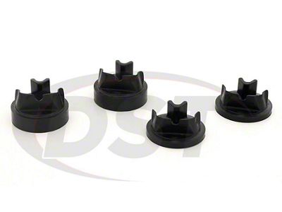 Motor Mount Inserts; Black (94-Early 98 5.9L I6 RAM 2500)