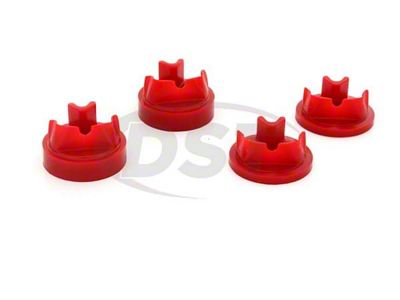 Motor Mount Inserts; Red (94-Early 98 5.9L I6 RAM 2500)