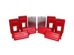 Motor Mount Inserts; Red (07-18 6.7L RAM 2500)