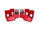 Motor Mount Inserts; Red (07-18 6.7L RAM 2500)