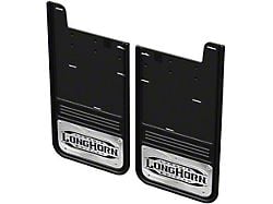 No-Drill Mud Flaps with Laramie Longhorn Logo; Rear (19-24 RAM 2500)