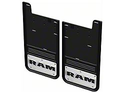 No-Drill Mud Flaps with RAM Text Logo; Rear (19-24 RAM 2500)