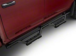 Octagon Tube Drop Style Nerf Side Step Bars; Black (10-24 RAM 2500 Crew Cab)