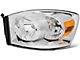 OE Style Headlight; Chrome Housing; Clear Lens; Driver Side (07-09 RAM 2500)