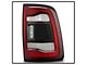 OE Style Tail Light; Black Housing; Red Clear Lens; Passenger Side (19-24 RAM 2500 w/ Factory Non-Blind Spot Tail Lights)