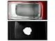 OE Style Tail Light; Chrome Housing; Red Clear Lens; Driver Side (19-24 RAM 2500 Big Horn, Tradesman)