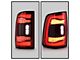 OE Style Tail Light; Red Housing; Red Clear Lens; Driver Side (19-24 RAM 2500 w/ Factory Non-Blind Spot Tail Lights)