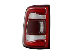 OE Style Tail Light; Red Housing; Red Clear Lens; Driver Side (19-24 RAM 2500 w/ Factory Blind Spot Tail Lights)