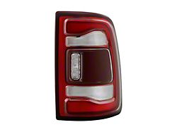 OE Style Tail Light; Red Housing; Red Clear Lens; Passenger Side (19-24 RAM 2500 w/ Factory Non-Blind Spot Tail Lights)