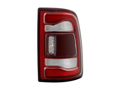 OE Style Tail Light; Red Housing; Red Clear Lens; Passenger Side (19-24 RAM 2500 w/ Factory Non-Blind Spot Tail Lights)