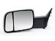 OEM Style Extendable Manual Towing Mirror; Driver Side (09-12 RAM 2500)