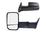 OEM Style Extendable Manual Towing Mirrors; Driver and Passenger Side (13-18 RAM 2500)