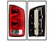 OEM Style Tail Lights; Chrome Housing; Red Clear Lens (03-06 RAM 2500)