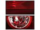 OEM Style Tail Lights; Chrome Housing; Red Clear Lens (07-09 RAM 2500)