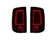 OLED Tail Lights; Chrome Housing; Dark Red Smoked Lens (13-18 RAM 2500 w/ Factory LED Tail Lights)