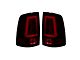 OLED Tail Lights; Chrome Housing; Dark Red Smoked Lens (13-18 RAM 2500 w/ Factory LED Tail Lights)