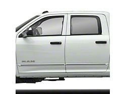 Painted Body Side Molding with Black Insert; Bright White (19-24 RAM 2500 Crew Cab, Mega Cab)