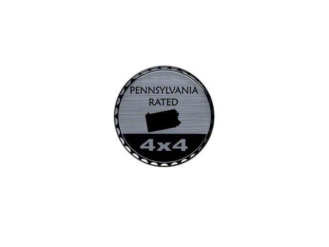 Pennsylvania Rated Badge (Universal; Some Adaptation May Be Required)