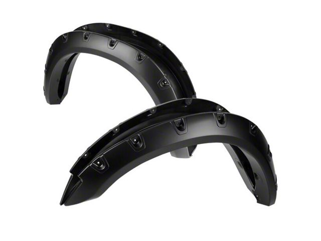 Pocket Rivet Fender Flares; Smooth (10-18 RAM 2500 SRW)