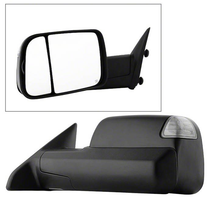 RAM 2500 Powered Heated Manual Extended Mirrors with LED Turn Signal ...