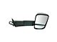 Powered Heated Towing Mirror with Puddle Light; Textured Black; Passenger Side (2012 RAM 2500)