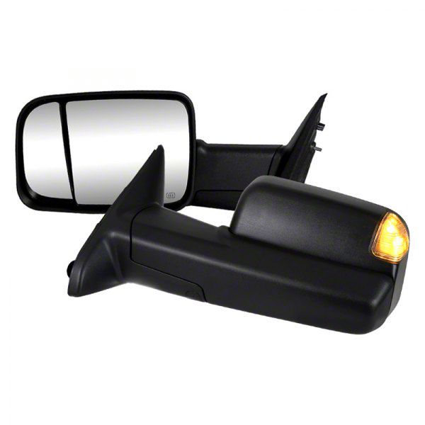 RAM 2500 Powered Heated Towing Mirrors with Amber LED Turn Signals and