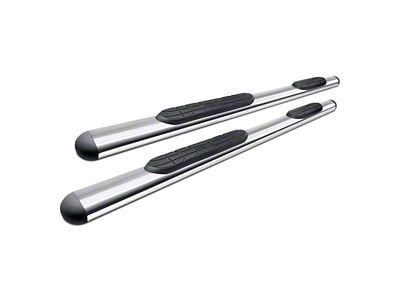 Premier 4 Oval Nerf Side Step Bars without Mounting Kit; Stainless Steel (10-18 RAM 2500 Crew Cab)
