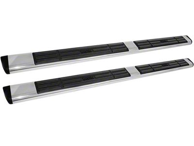 Premier 6 Oval Nerf Side Step Bars; Stainless Steel (98-02 RAM 2500 Club Cab, Quad Cab)