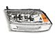 Pro-Series 5th Gen 2500 G2 Style Projector Headlights; Chrome Housing; Clear Lens (10-18 RAM 2500 w/ Factory Halogen Non-Projector Headlights)