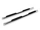 Pro Traxx 4-Inch Oval Side Step Bars; Stainless Steel (10-24 RAM 2500 Crew Cab)