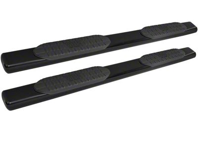 Pro Traxx 6-Inch Oval Side Step Bars; Black (10-24 RAM 2500 Crew Cab)