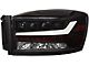 Quad-Pro LED Projector Headlights; Black Housing; Clear Lens (06-09 RAM 2500)