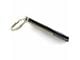 RAM Leather Key Fob; Black Carbon Fiber